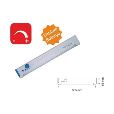 Helios 120 Ledli Şarj Edilebilir 12W Işıldak HS 5201